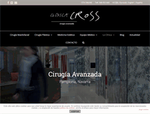 Tablet Screenshot of clinicacross.es